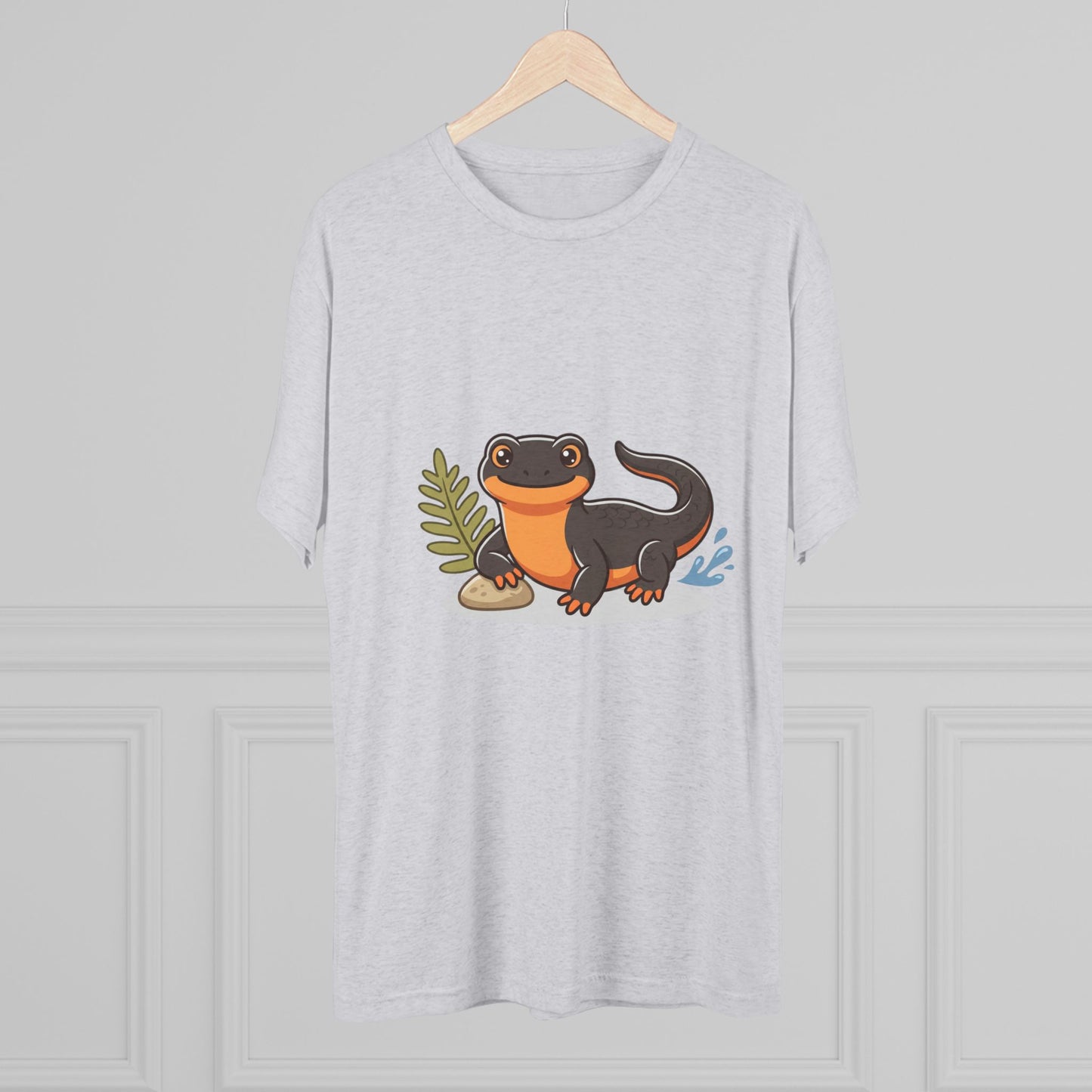 Salamander Cute Cartoon Tee — Forest Amphibian Graphic Shirt