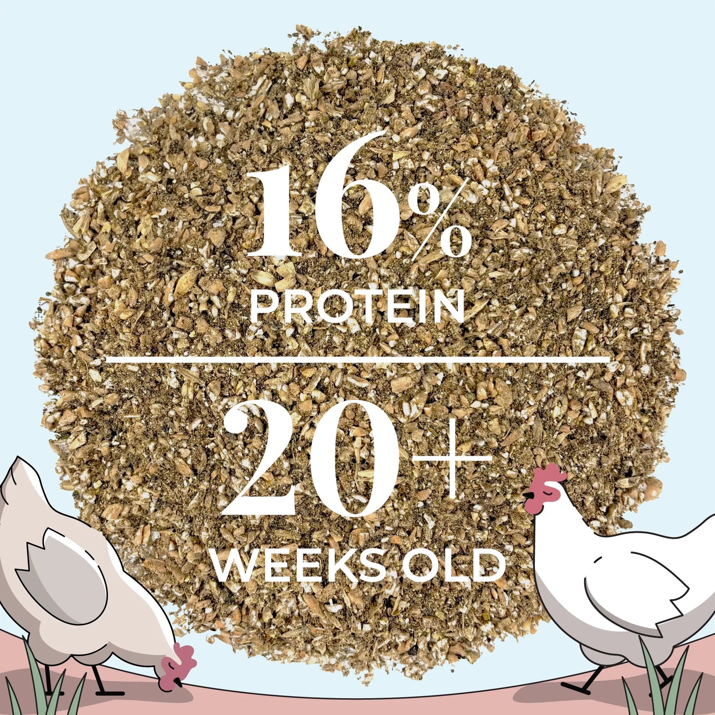 Big Flock Bundle | 2 Months of Organic Feed, Grit & Oyster Shell for 20 Layer Hens