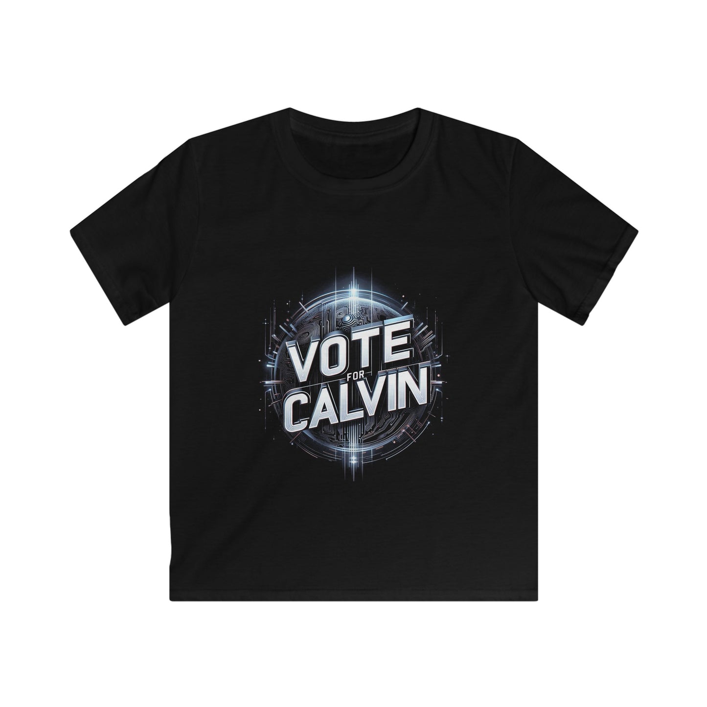 Vote For Calvin Kids Softstyle  Tee