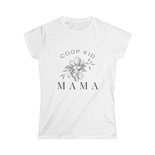 Floral Coop Kid Mama Softstyle Tee