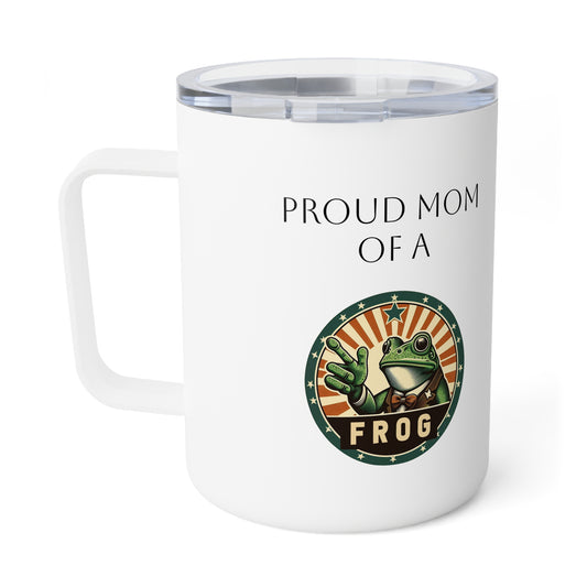 Frog Mom Insulated Coffee Mug, 10oz