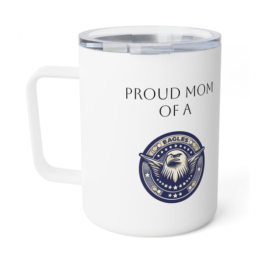 Eagle Mom Insulated Coffee Mug, 10oz