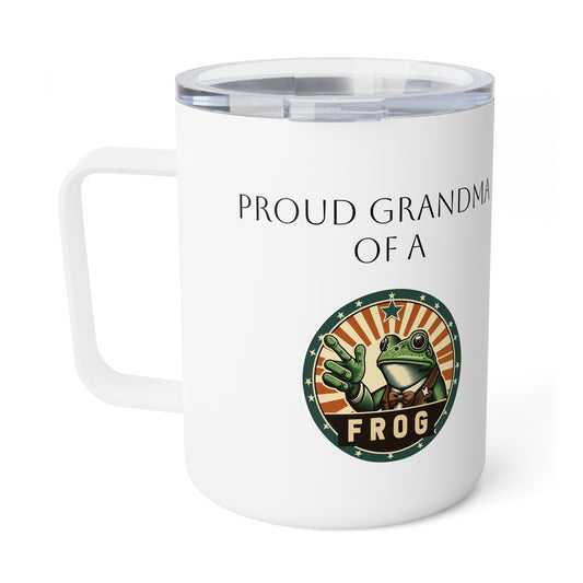 Frog Grandma Insulated Coffee Mug, 10oz