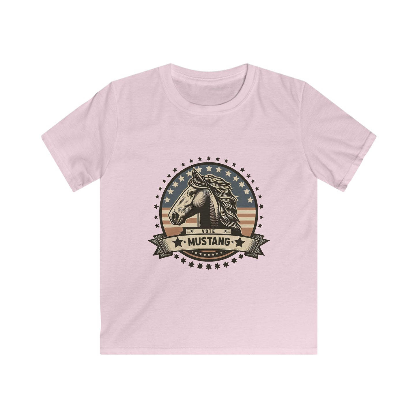 Mustang Coop Kids Softstyle Tee