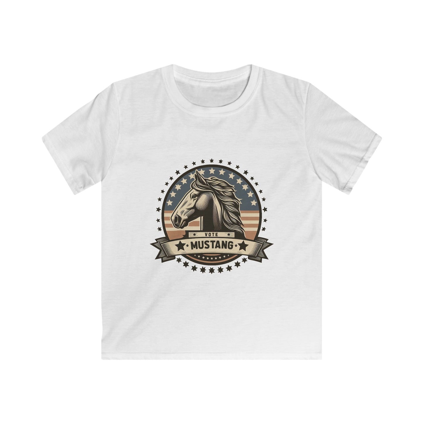 Mustang Coop Kids Softstyle Tee