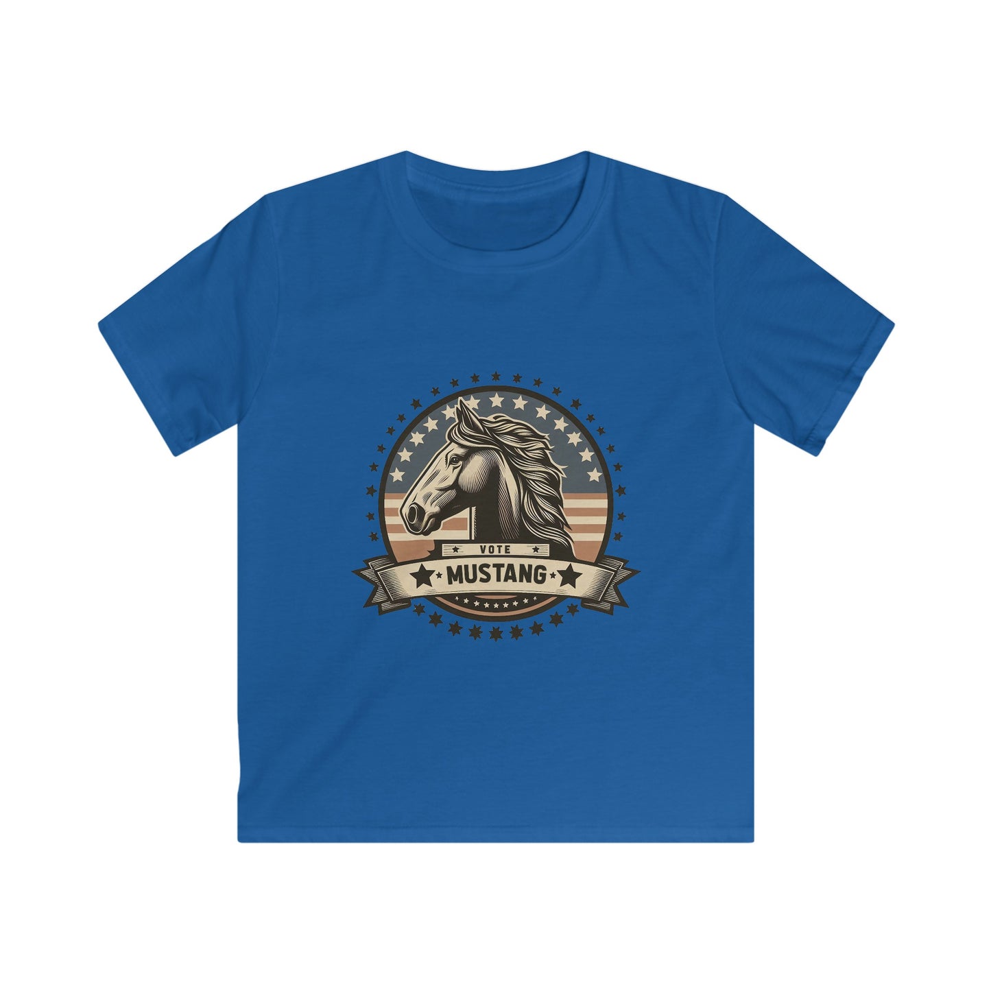 Mustang Coop Kids Softstyle Tee